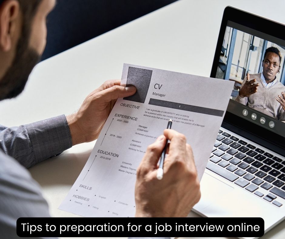 Tips to preparation for a job interview online